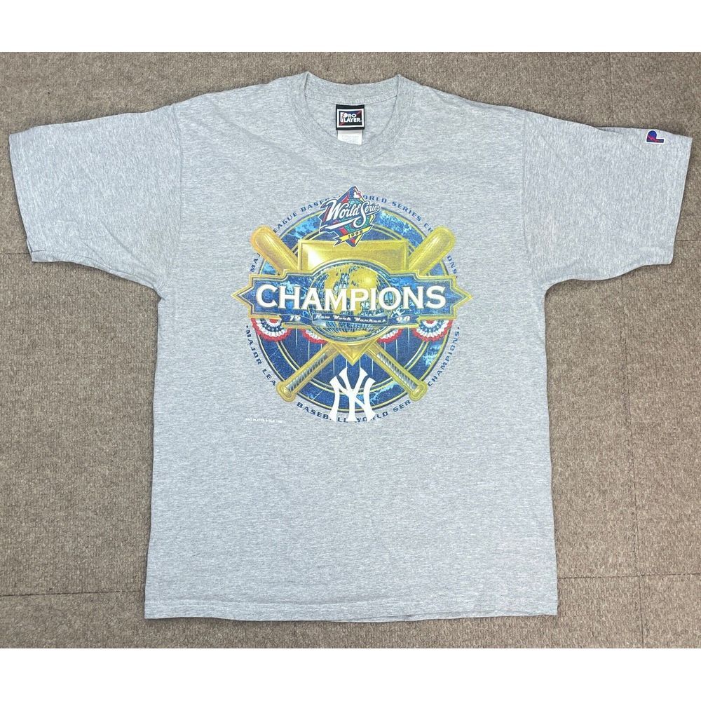 Pro Player Vtg MLB NY Yankees 1998 World Series Champions T-Shirt‎ Size L